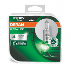 Галогенна лампа Osram 64150ULT UltraLife H1 55W 12V P14.5S 10X2 HardDuopet