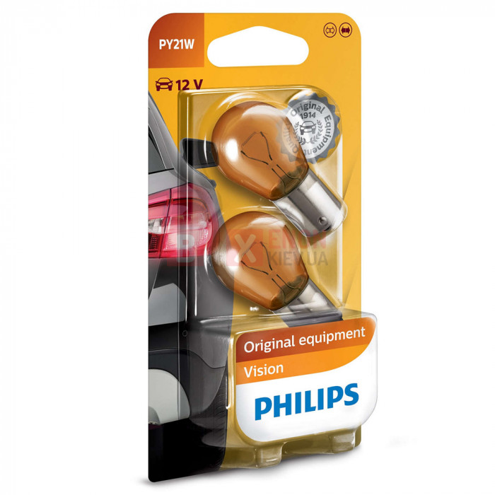 Галогенова лампа Philips PY21W Vision 12496NAB2