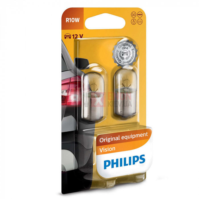 Галогенова лампа Philips R10W Vision 12814B2