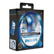 Галогенная лампа Philips H7 Color Vision Blue 55W 12V 12972CVPBS2 Комплект