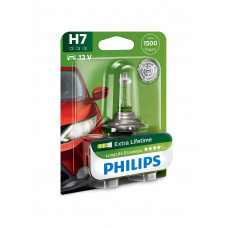 Галогенна лампа Philips H7 Long Life 55W 12V 12972LLECOB1 Blister