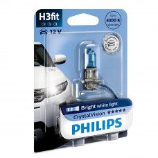 Галогенная лампа PHILIPS H3 Crystal Vision 12336CVB1