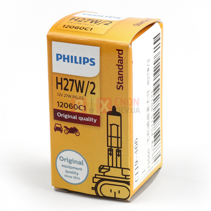 Галогенная лампа PHILIPS H27W/2 Vision +30% 12060C1 