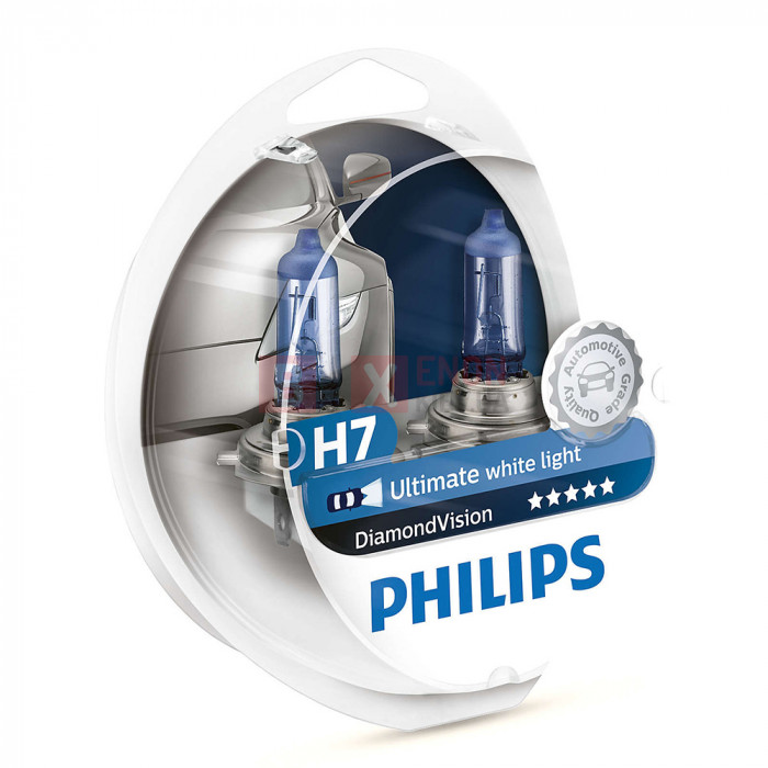 Галогенна лампа PHILIPS H7 Diamond Vision 12972DVSP