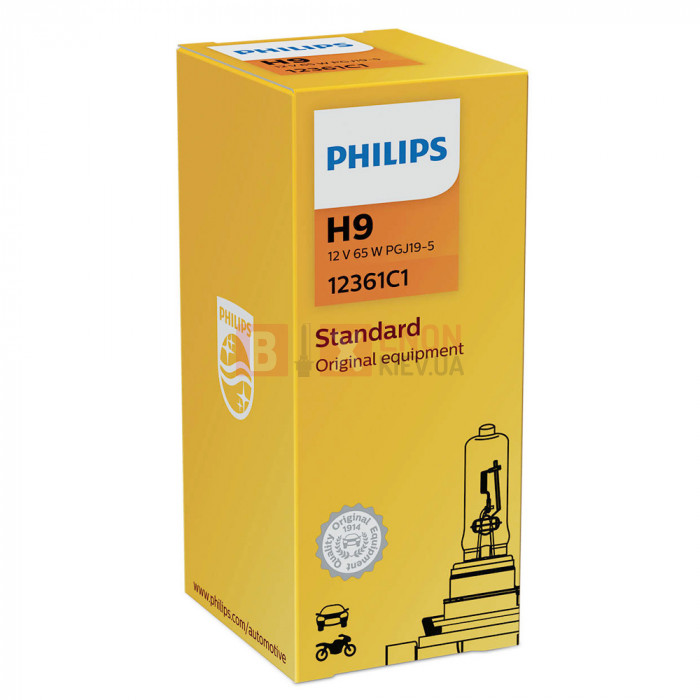 Галогенна лампа PHILIPS H9 Vision +30% 12361C1