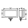 Додаткова фара Hella Jumbo 220 Chrom 1FE006300001