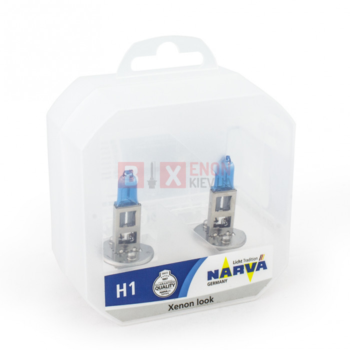 Галогенная лампа NARVA H1 RANGE POWER WHITE 48641 Комплект