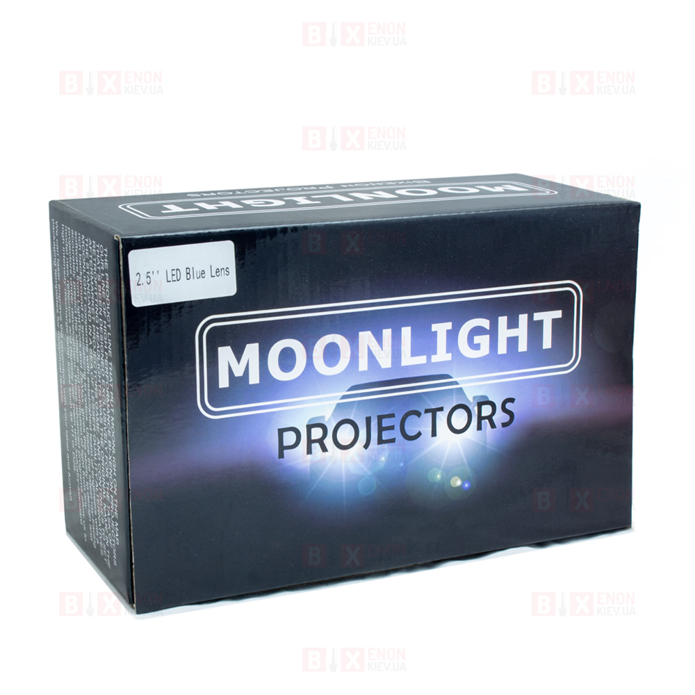 Светодиодный би-модуль Bi-LED Moonlight A2 2.5 дюйма Blue (голубое стекло)