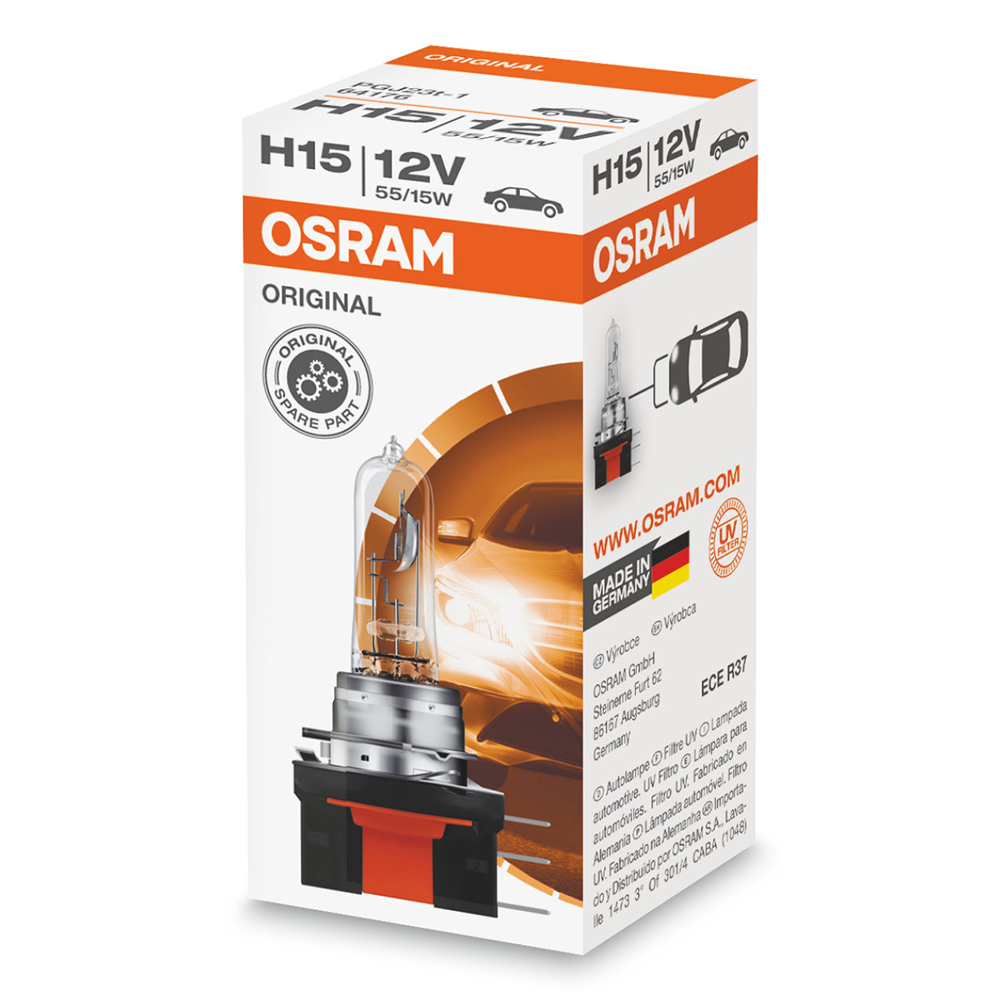 ✔ Купить Галогенная лампа OSRAM H15 Original 64176 по цене 1 005 грн.