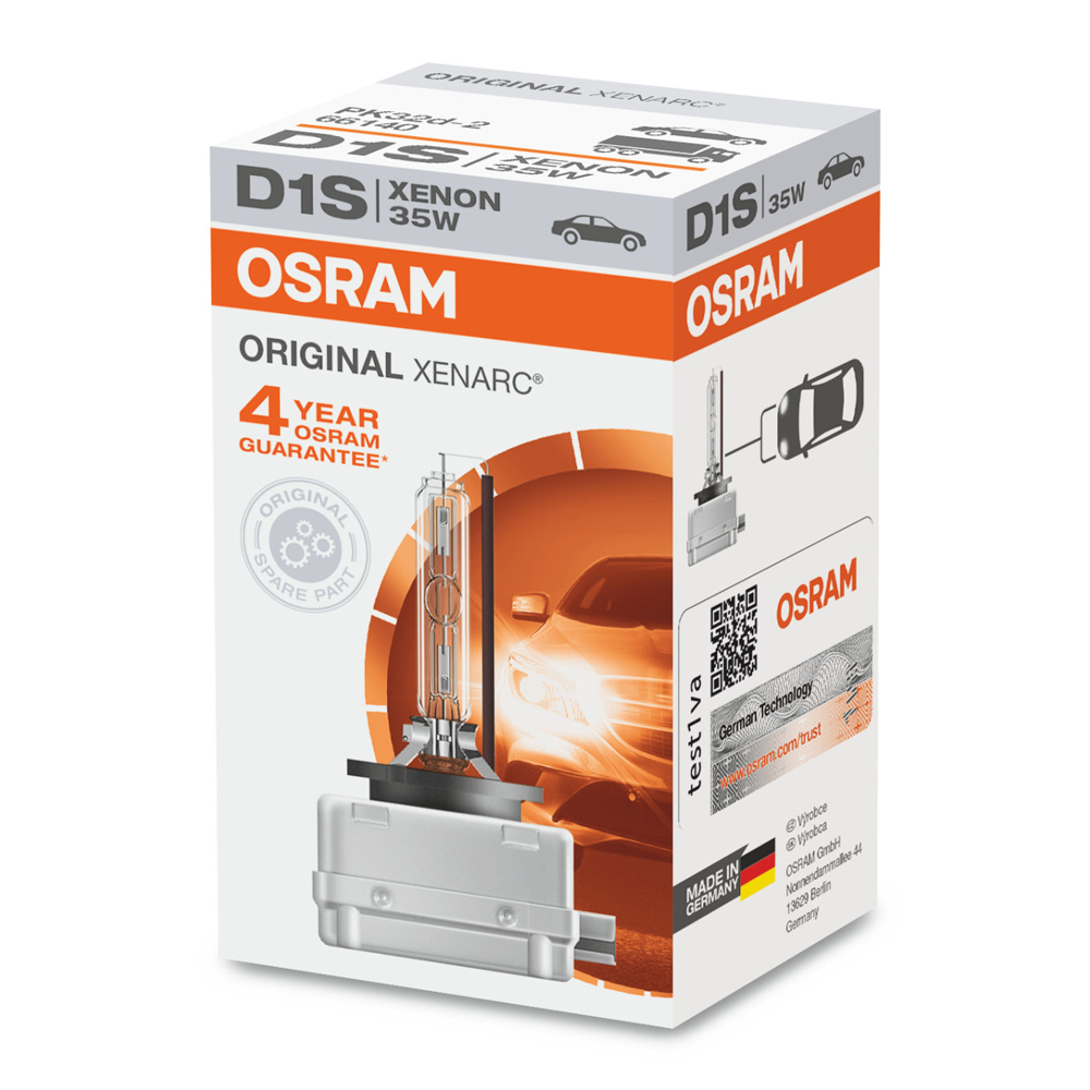 Ксеноновая лампа OSRAM 66140 D1S 85V 35W P32d-2 XENARC